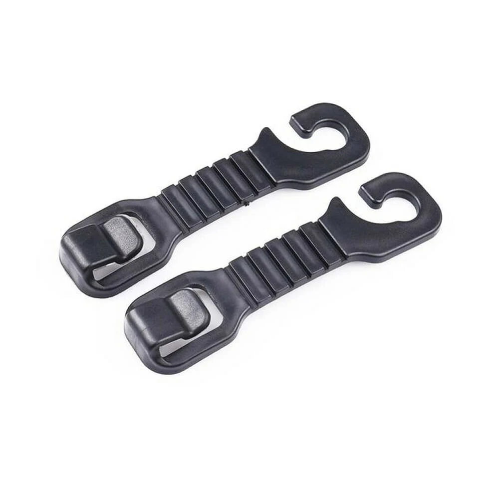 Blíster con par de ganchos de plástico para asiento de coche / speed …