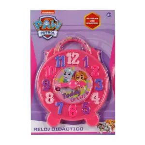 Reloj didáctico con diseño de paw patrol 23x34cm t372683