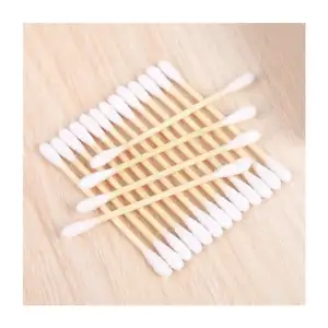 Paquete de 100 cotonetes con bastoncillo de madera / 100pcs