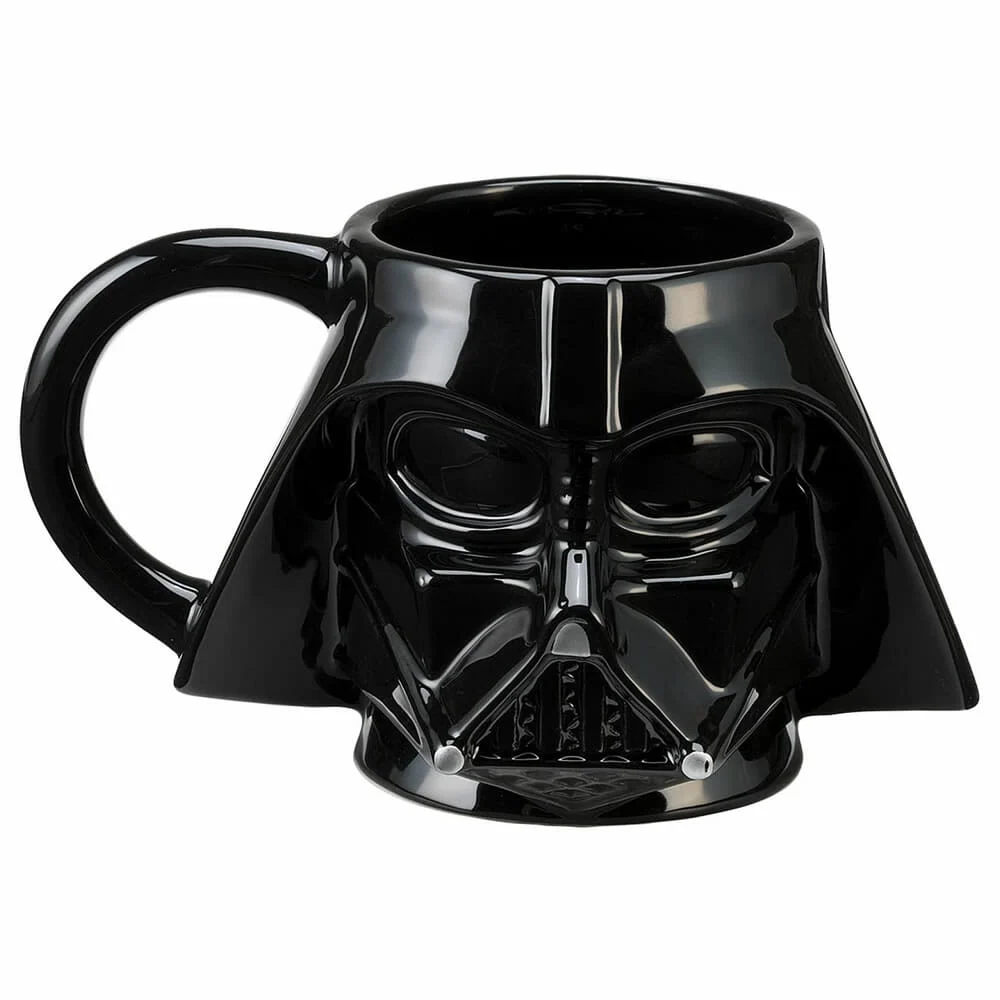 Taza cerámica 3d en forma de darth vader con capacidad 473ml / 1555-3…