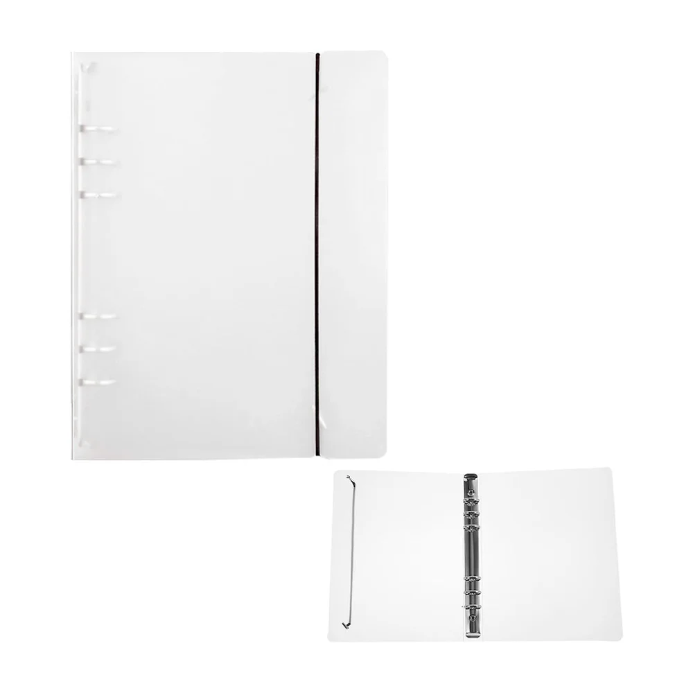 Carpeta recopiladora mediana, 18x23cm con portada transparente, 6 arg…