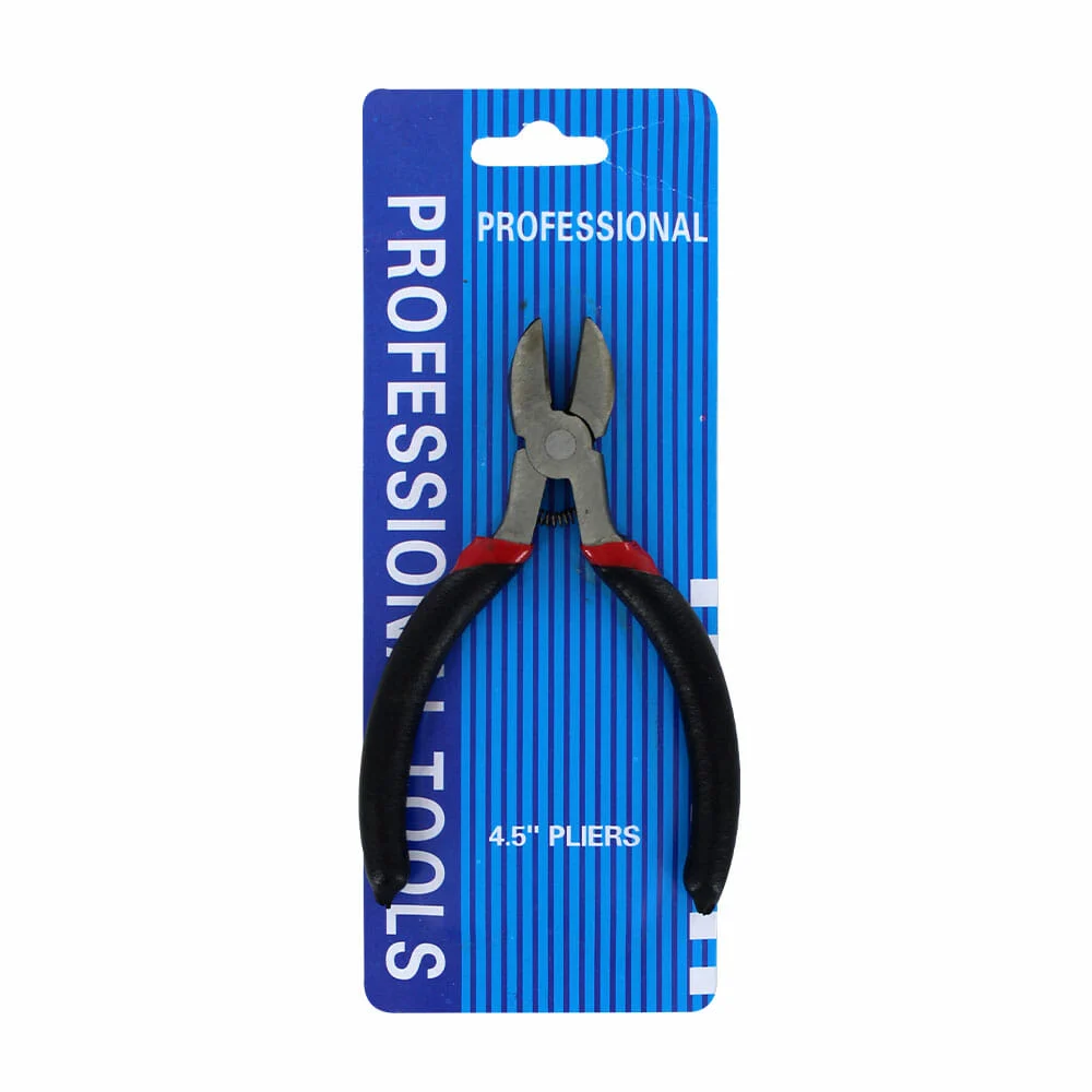 1pza Pinza alicate de punta para corte diagonal 4.5´ / tl35731
