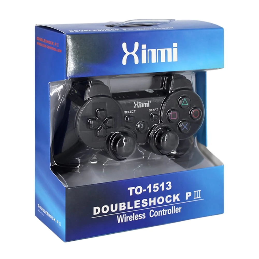 Joystick control inalámbrico xinmi doubleshock compatible con playsta…