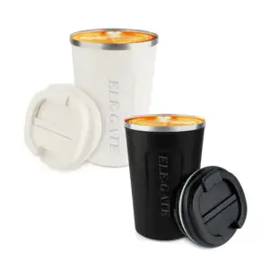 Vaso termo ele-gate de acero inoxidable con sello hermético y capacid…