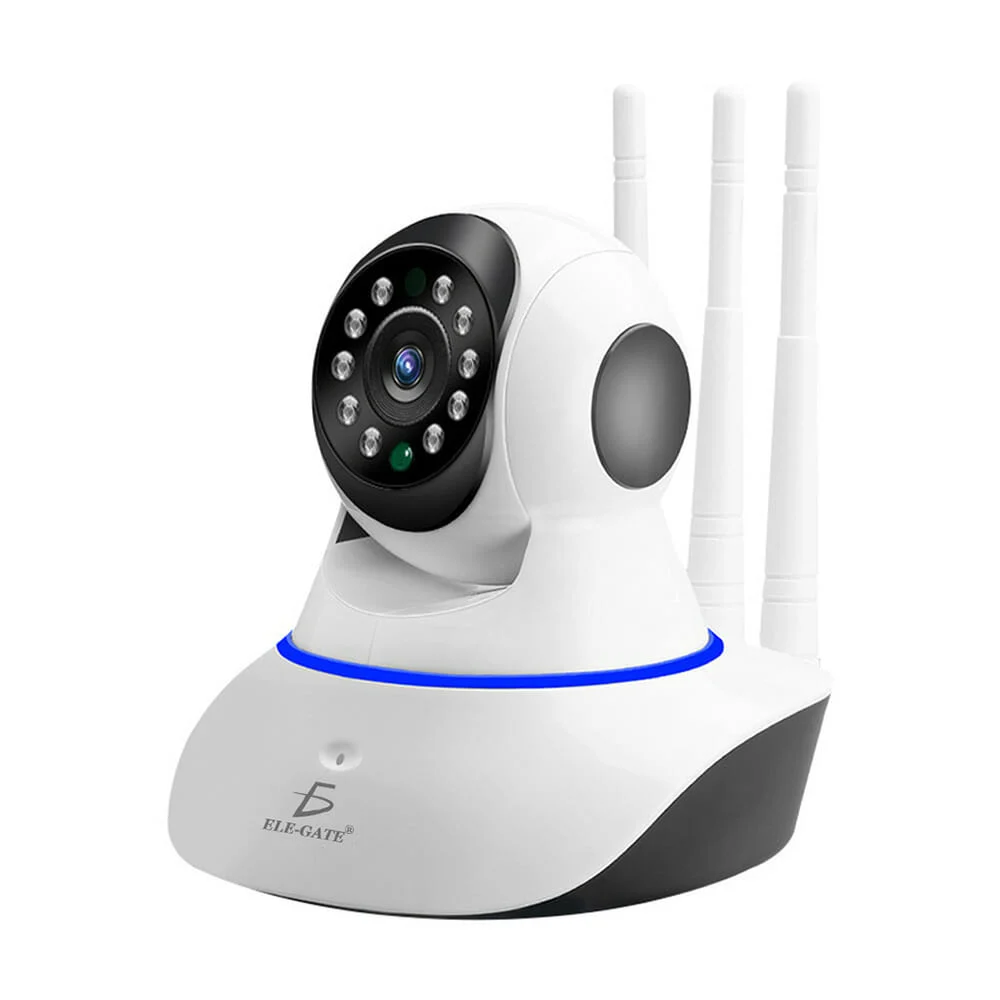 Cámara Seguridad Ip 3 Antenas Wifi Full Hd Vision Nocturna Con Alarma…