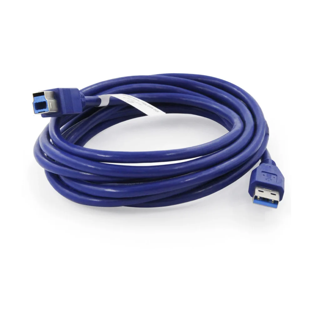 Cable para impresora reforzado de usb a a-b, de 3 metros para computa…
