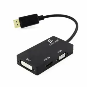 Adaptador 3 en 1 dp displayport a hdmi, vga y dvi de mac / wi.127