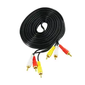 Cable con entrada y salida rca 1.5mt / wi.132