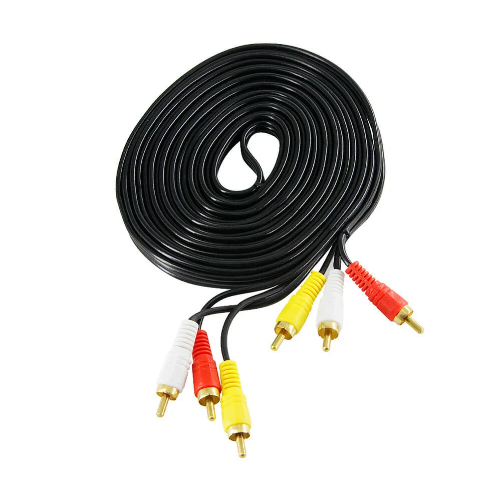 Cable con entrada y salida rca 1.5mt / wi.132
