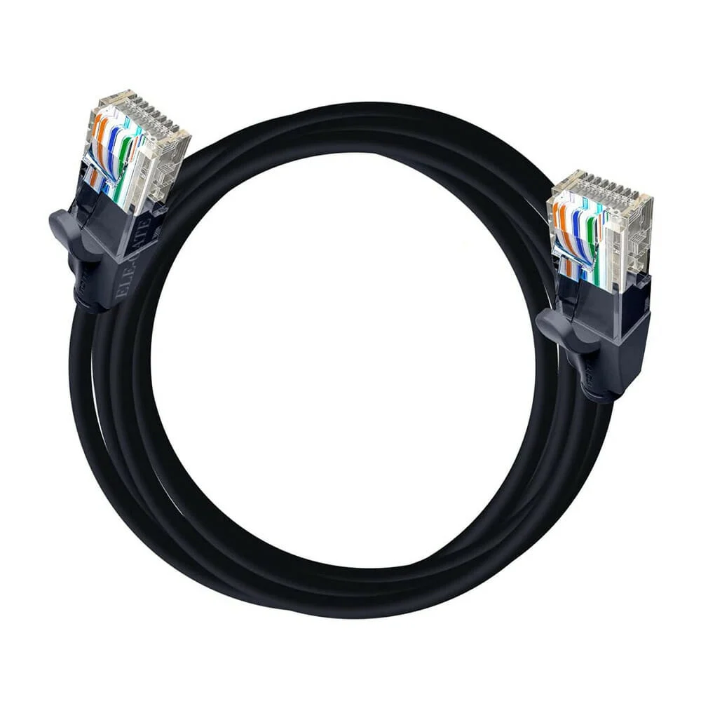 Cable color negro ele-gate Cat7 vention RJ45 ethernet utp de 1 metro …