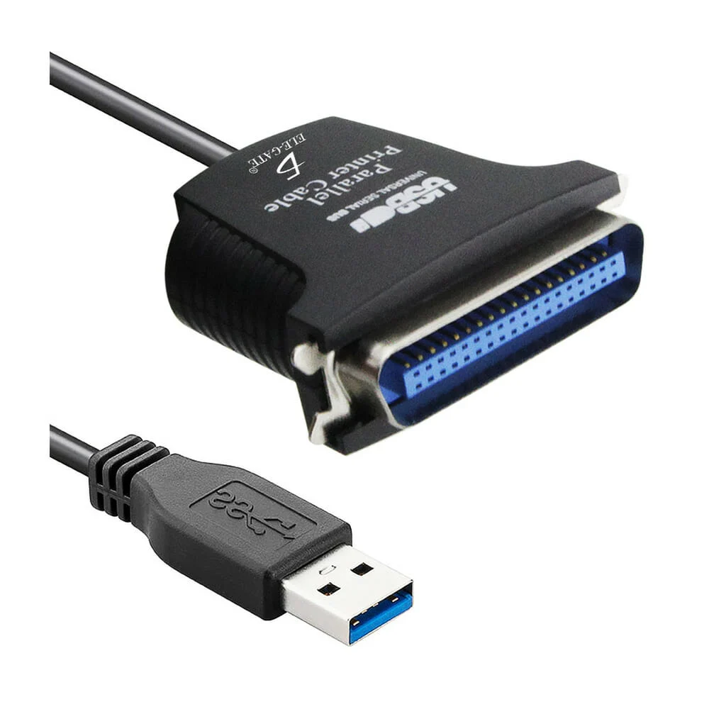 Adaptador USB para Impresora de Paralelo Modelo 1284 De 36 Pin Centro…