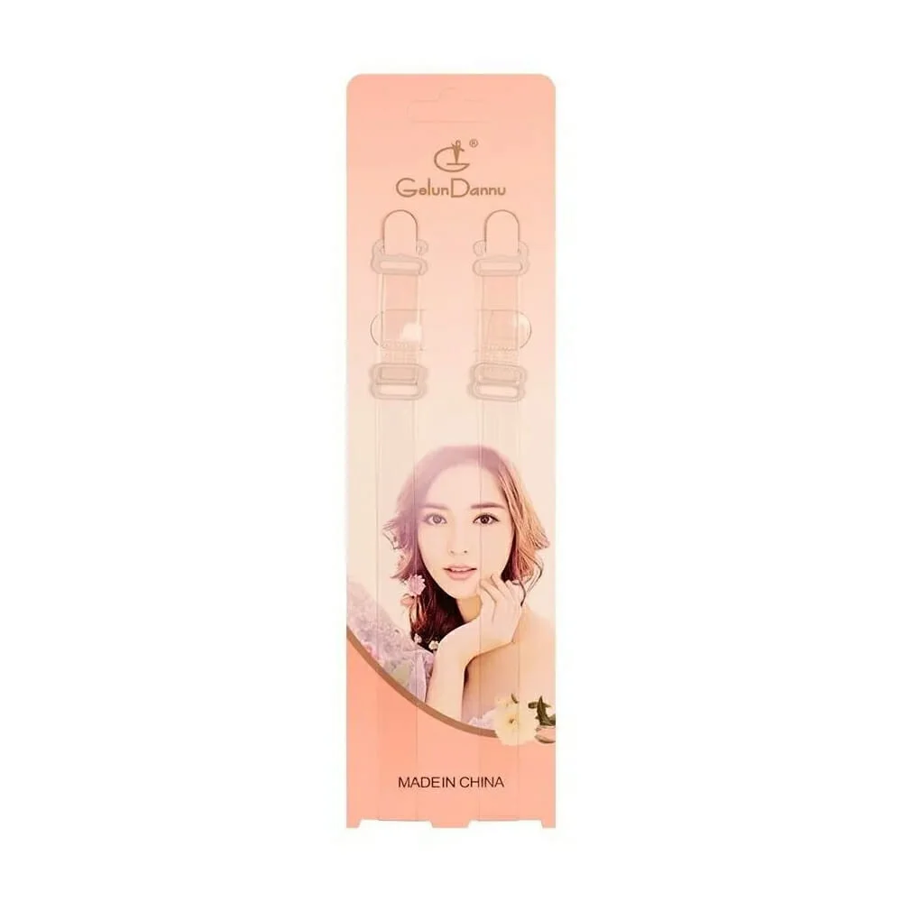 1pza Tirantes transparentes para brasier / gelun dannu y-08-2