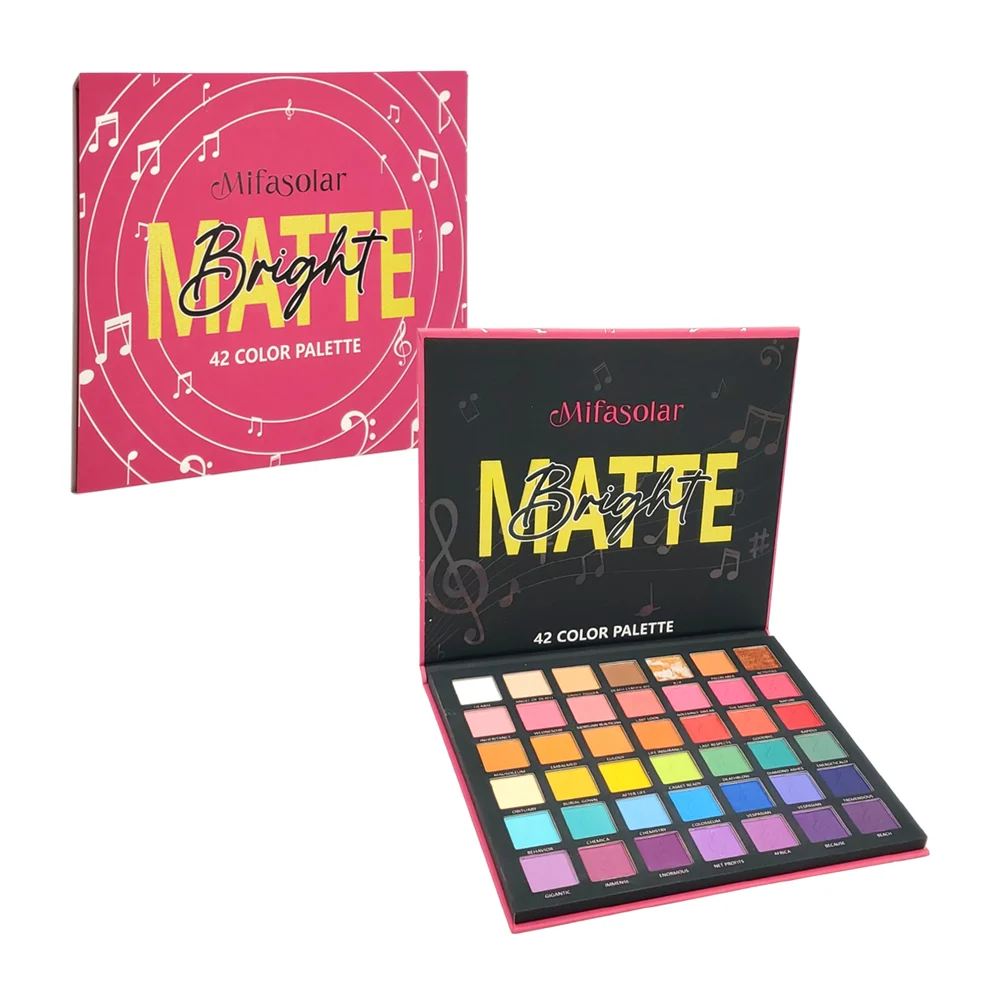 Paleta de maquillaje con 42 colores de sombras + espejo, surtido / yt…