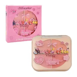 Paleta con 4 tonos de blush con estampado de garrita, surtido / yt988…