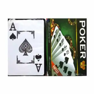 1pza Baraja plastificada estilo póker americano / zj-0514 / ty354082 …
