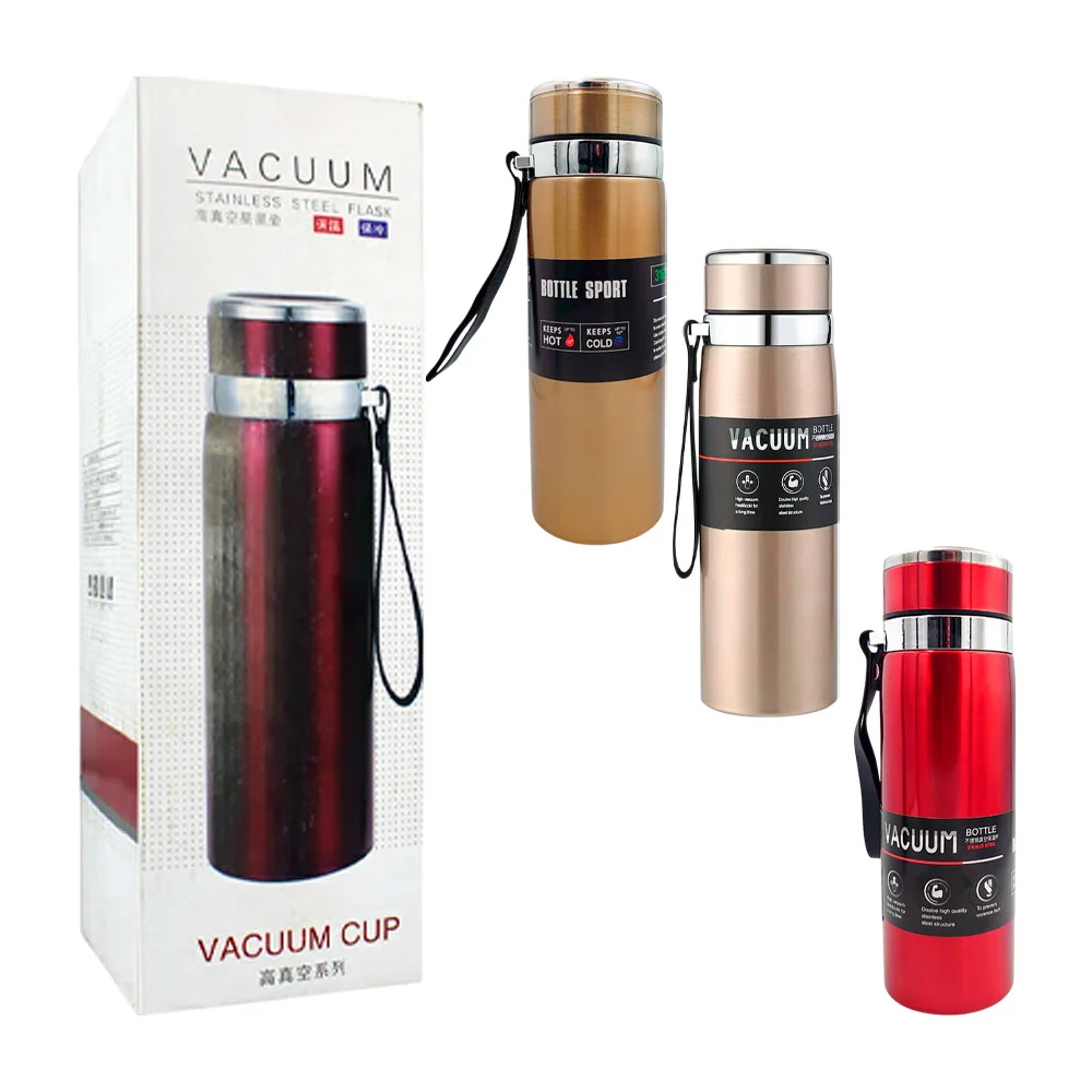 Termo liso de acero inoxidable con infusor y capacidad para 1000ml, v…