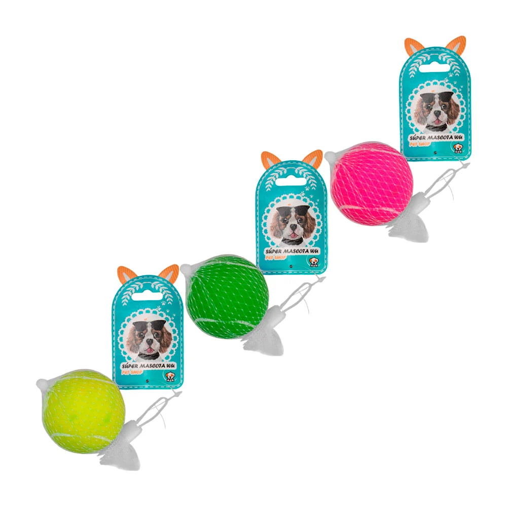 1pza Juguete para mascota con forma de pelota de tenis, varios colores / 73337