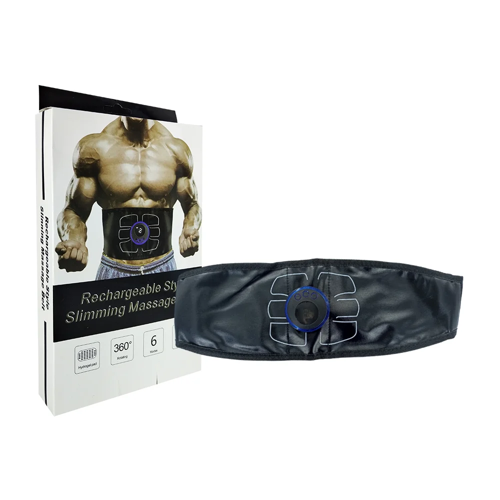 Faja / cinturón de entrenamiento abdominal de 6 modos con parche de h…