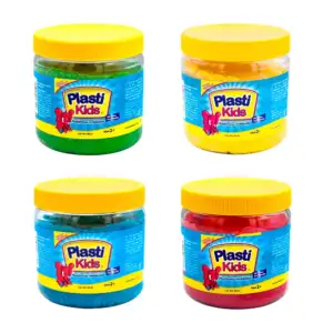 Bote de masa moldeable-plastilina plasti kids de 500g, varios colores…