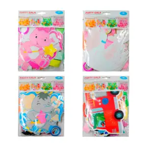 Set decorativo para fiesta con 37pcs globos figuras y colgantes, mode…