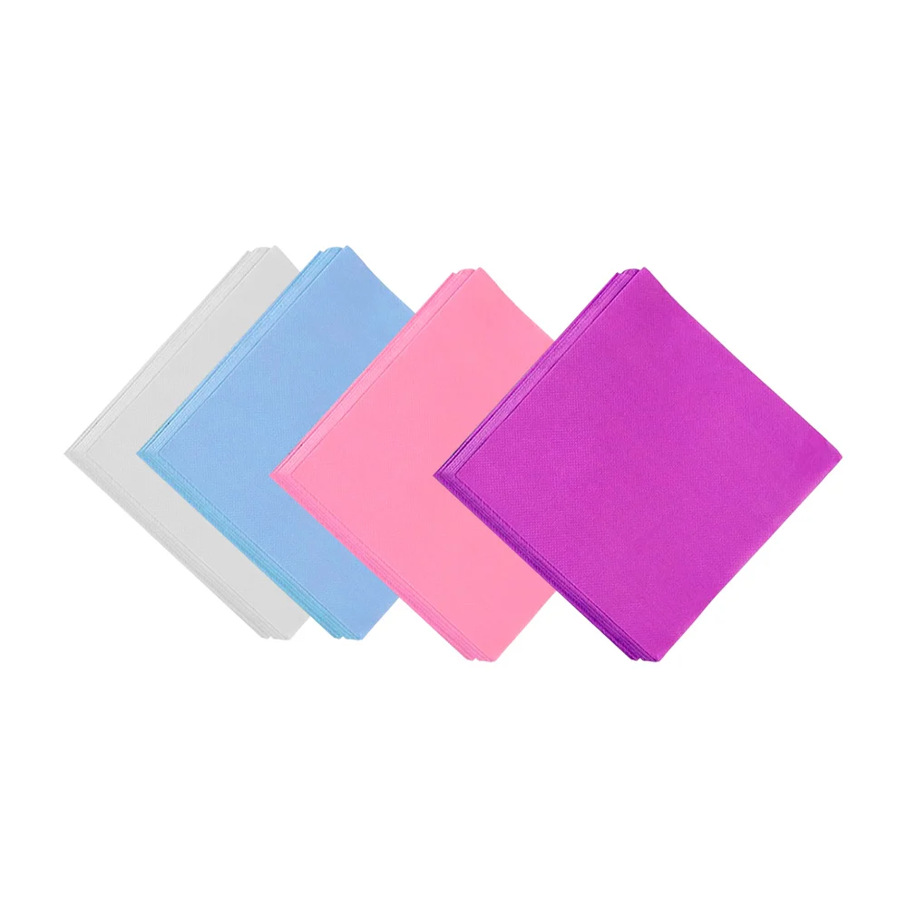 Paquete chico con 20 servilletas de doble pliegue, lisas, colores var…