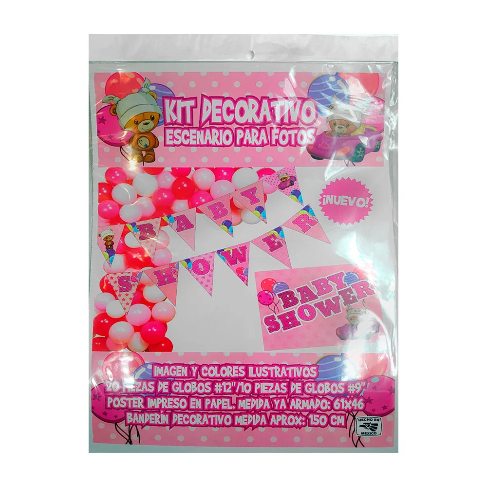 Kit decorativo de escenario para fotos con temática de baby shower ni…