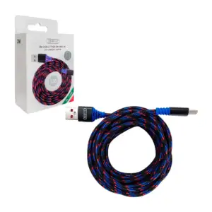 Cable byz para transferencia y carga de datos tipo c 3m tipo agujeta …