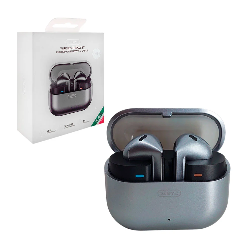 Audifonos byz inalámbricos con diseño ergonómico + estuche de carga /…