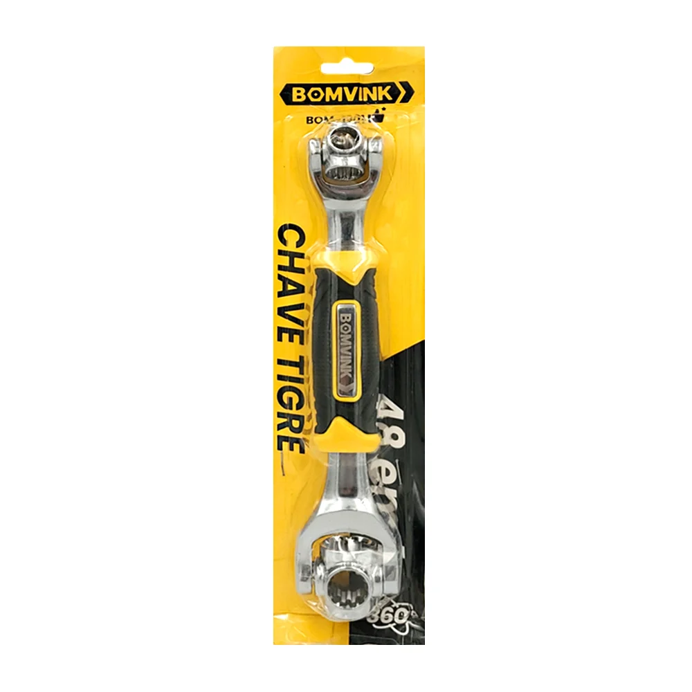 Llave matraca 48 en 1 bomvink, doble punta, múltiples ajustes, diseño…