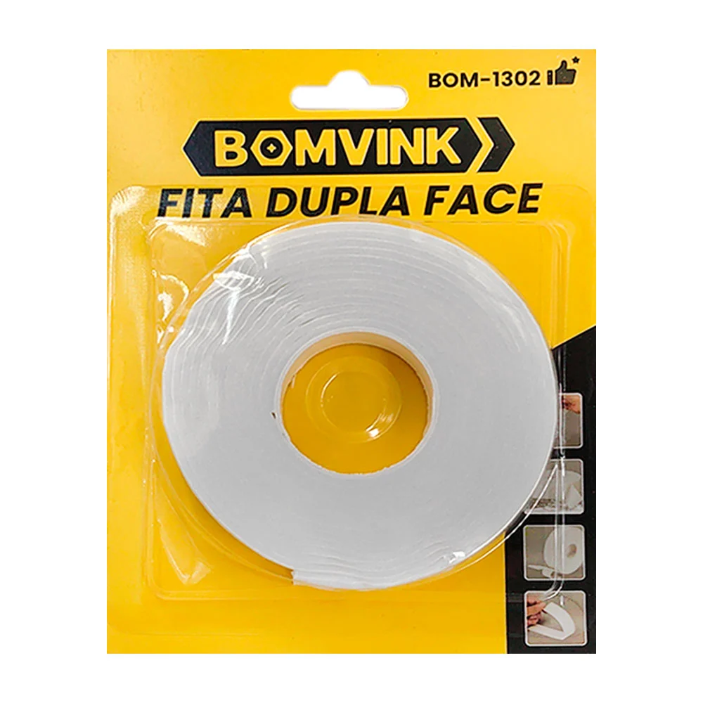 Rollo de cinta adhesiva doble cara de 1.7 × 280 cm de longitud, usos …