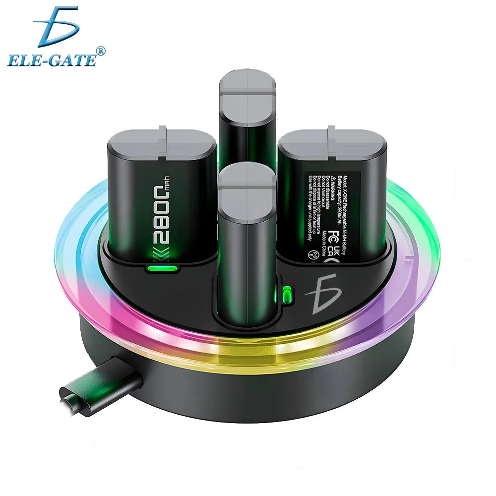 Paquete de baterias recargables para consolas de video juegos y base …