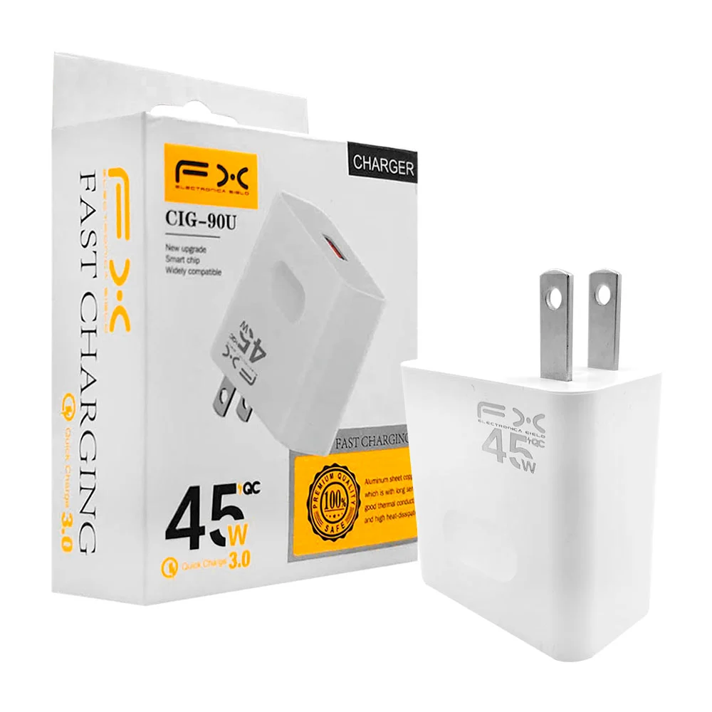 1pza Cubo cargador de carga rápida con capacidad máxima de 45w y entr…