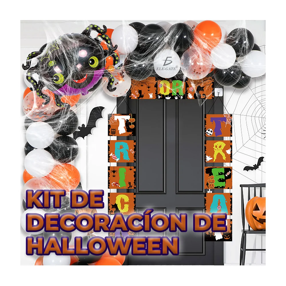 Kit de decoración para fiesta de halloween con variedad de globos, te…