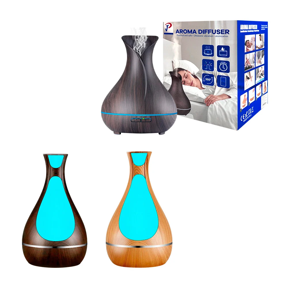 Humidificador de aromaterapia grande con luces, 500ml / aroma diffuse…