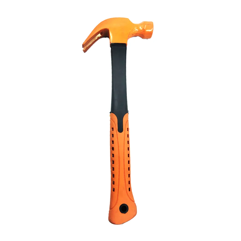Martillo profesional con mango de goma bicolor, cabeza 2en1