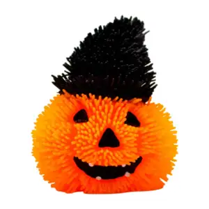 Juguete antiestrés con forma de calabaza de halloween con luces, 8cm …