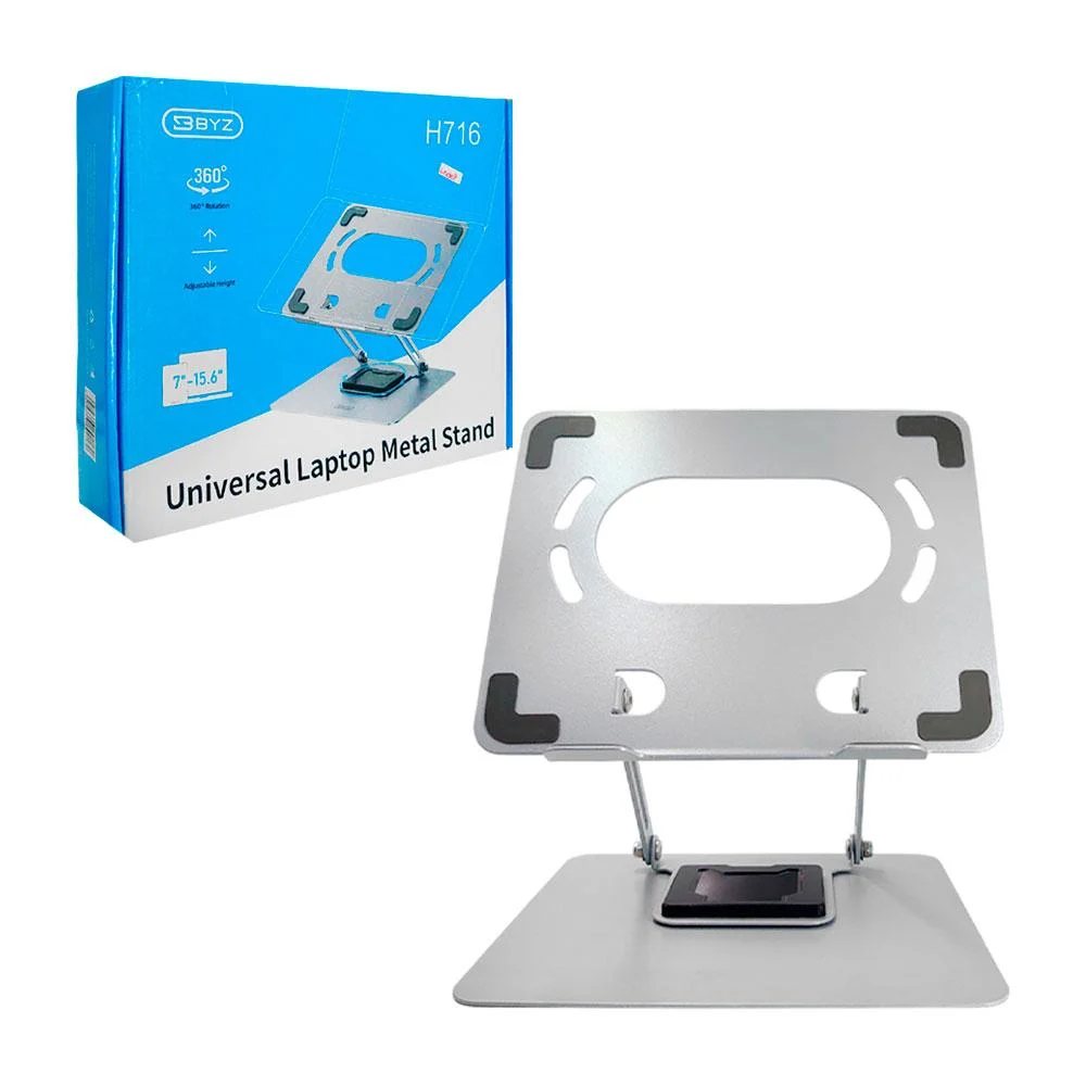 Soporte metálico byz universal para laptop, ajustable de 7in a 16.6in…