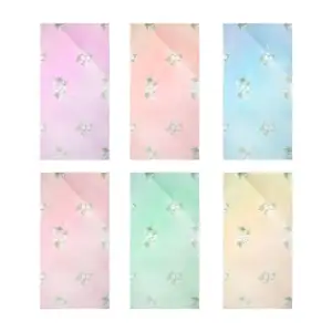 Paquete con 20 pliegos de papel coreano con estampado de flores peque…