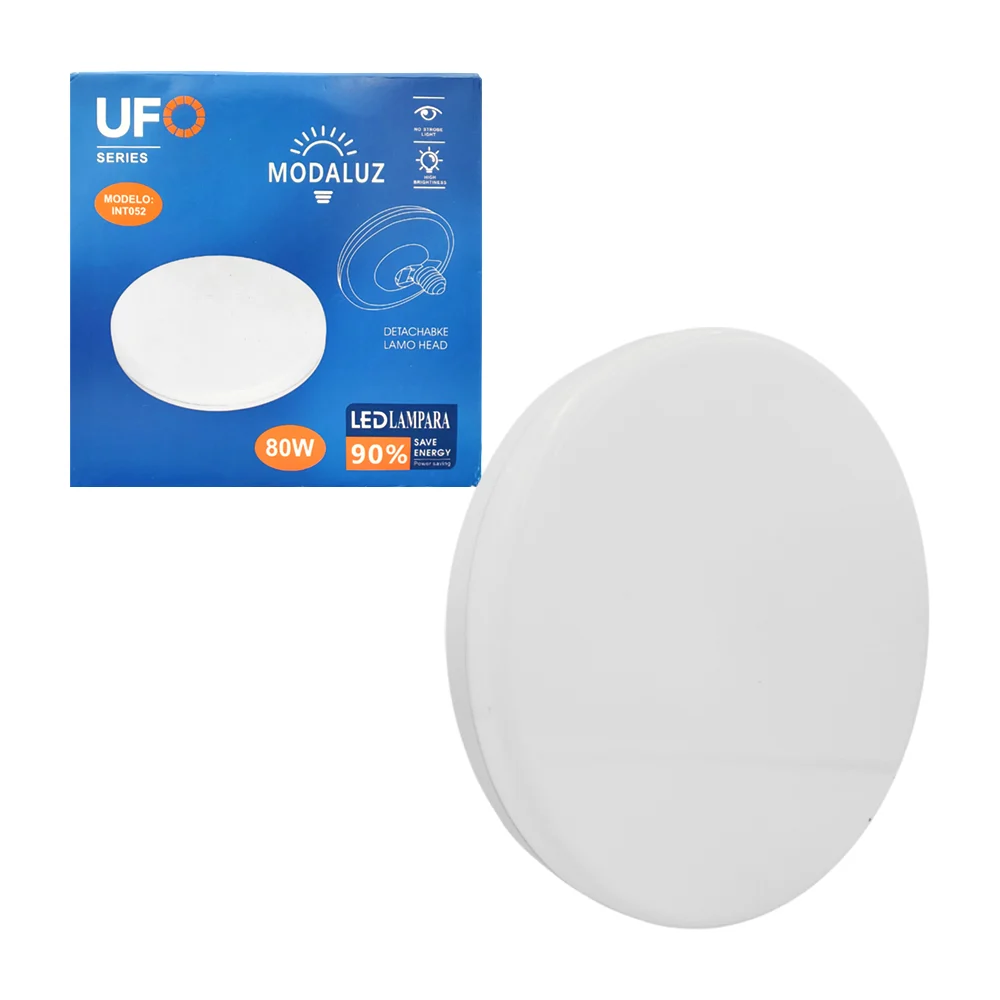 Lámpara led tipo plafón redondo modaluz ufo de luz blanca con consumo…