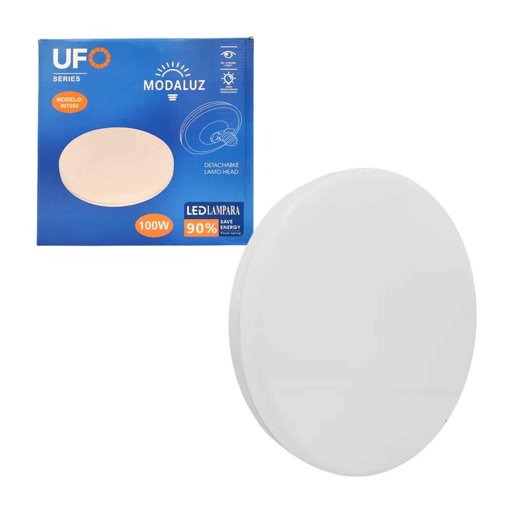 Lámpara led tipo plafón redondo ufo modaluz de luz blanca con consumo…