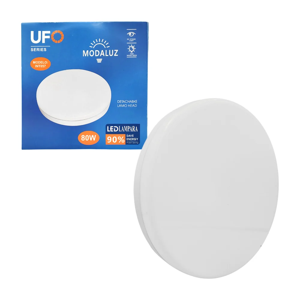 Lámpara led tipo plafón redondo ufo modaluz de luz blanca con consumo…