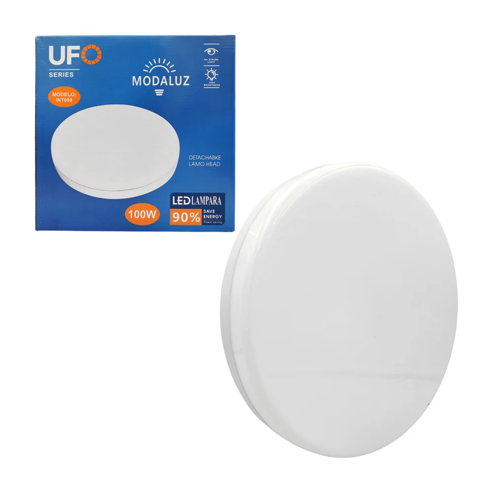 Lámpara led tipo plafón redondo modaluz ufo de luz blanca con consumo…