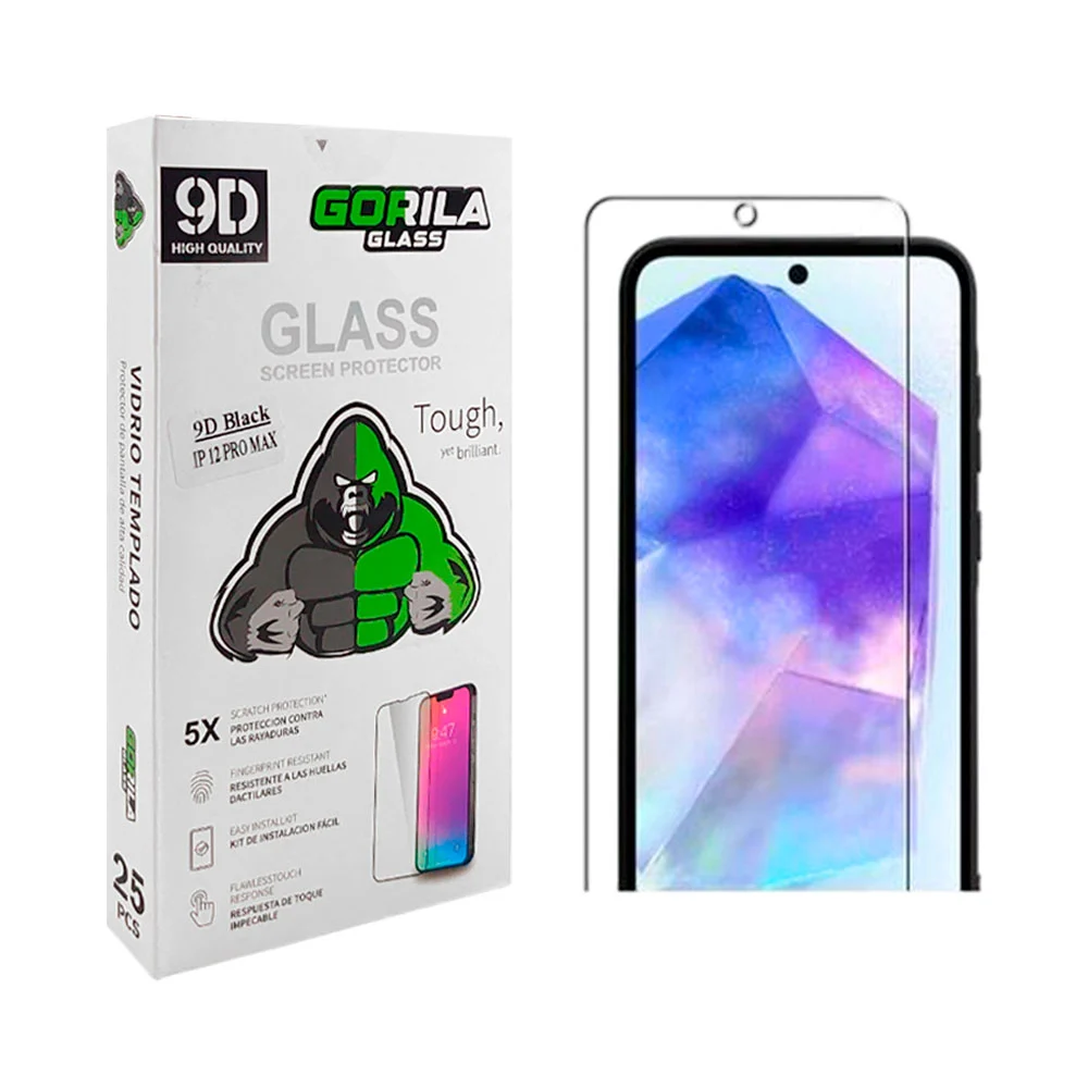 1pz mica de cristal para iphone 12 pro max con protección gorilla gla…