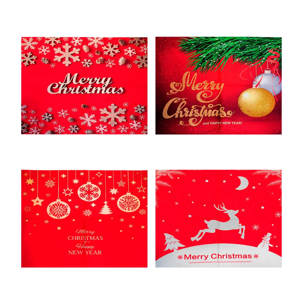 Mantel navideño decorativo de tela de 44x60cm, variedad de modelos / …