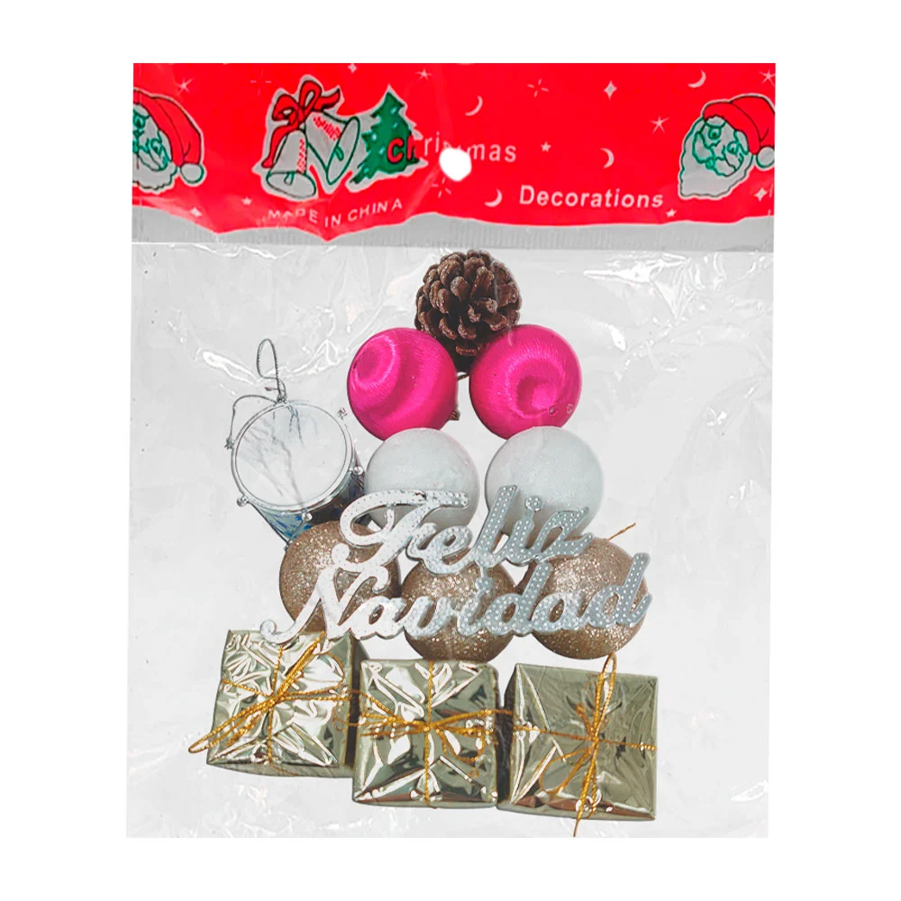 Paquete de 13 adornos colgantes navideños medianos para el árbol / ch…