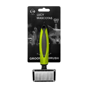 Cepillo mini removedor de pelo con cerdas metálicas, ergonómico / jr2…