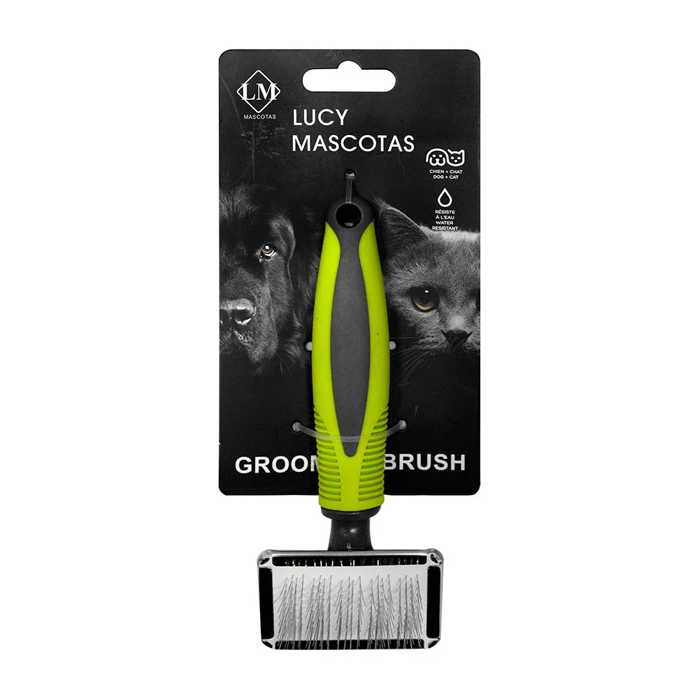 Cepillo mini removedor de pelo con cerdas metálicas, ergonómico / jr2…