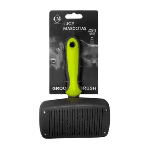 Cepillo removedor de pelos grande con botón para las cerdas, ergonómi…