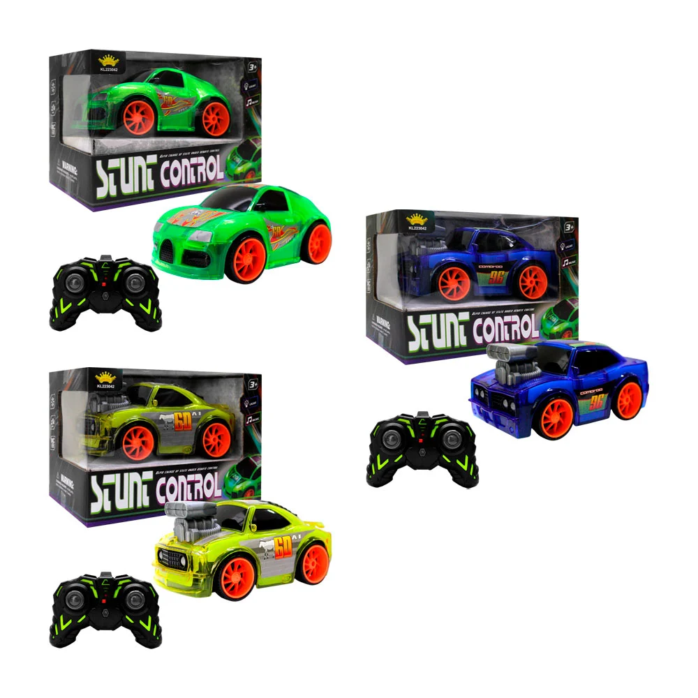 Carro stunt acrobático a control remoto con luces y música, varios co…