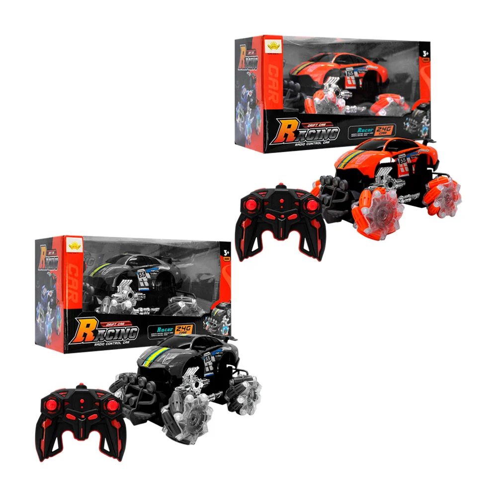 Carro omnidireccional racing a control remoto con luces led, 2.4g / z…